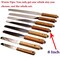 8 Inch Screen Printing Ink Spatula Stainless Steel Ink Knife Wood Handle Flexible Ink Spatula - 4in / 5in / 6in / 7in / 8in / 9in / 10in / 12in (8 inches)